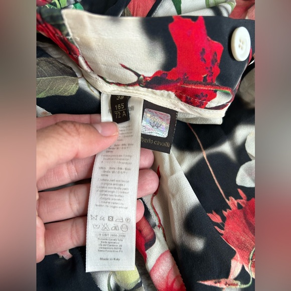 Roberto Cavalli Size 38 Floral Pants - Picture 5 of 8